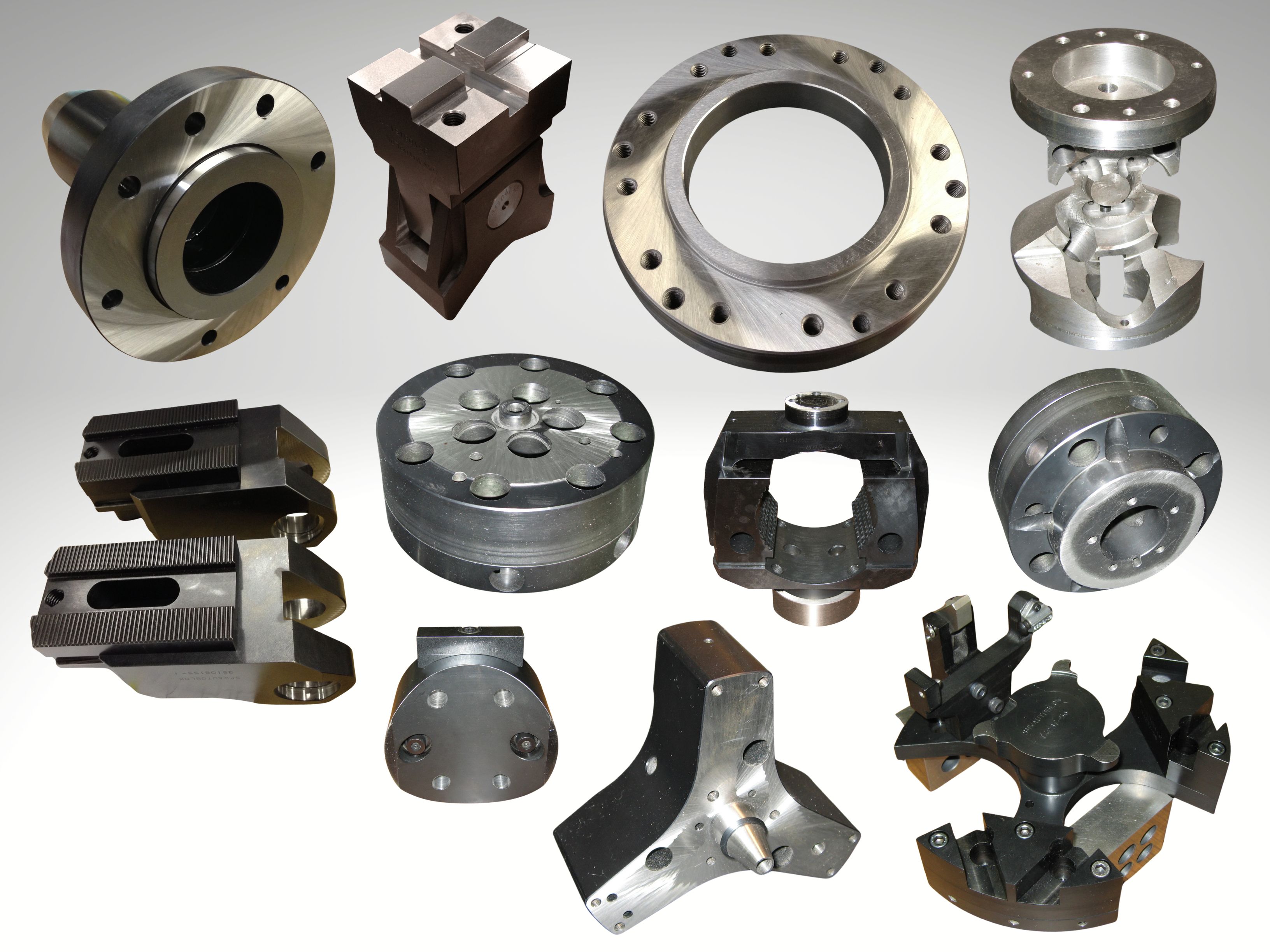 Precision machined pieces ready for inspection and shipping